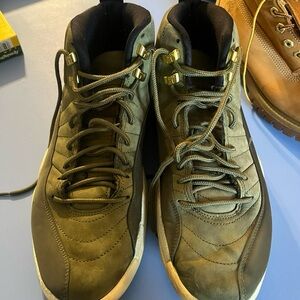 Men's Olive Green Hiking Shoes